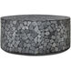 Kiri 35.4 X 35.4 inch Black Outdoor Coffee Table